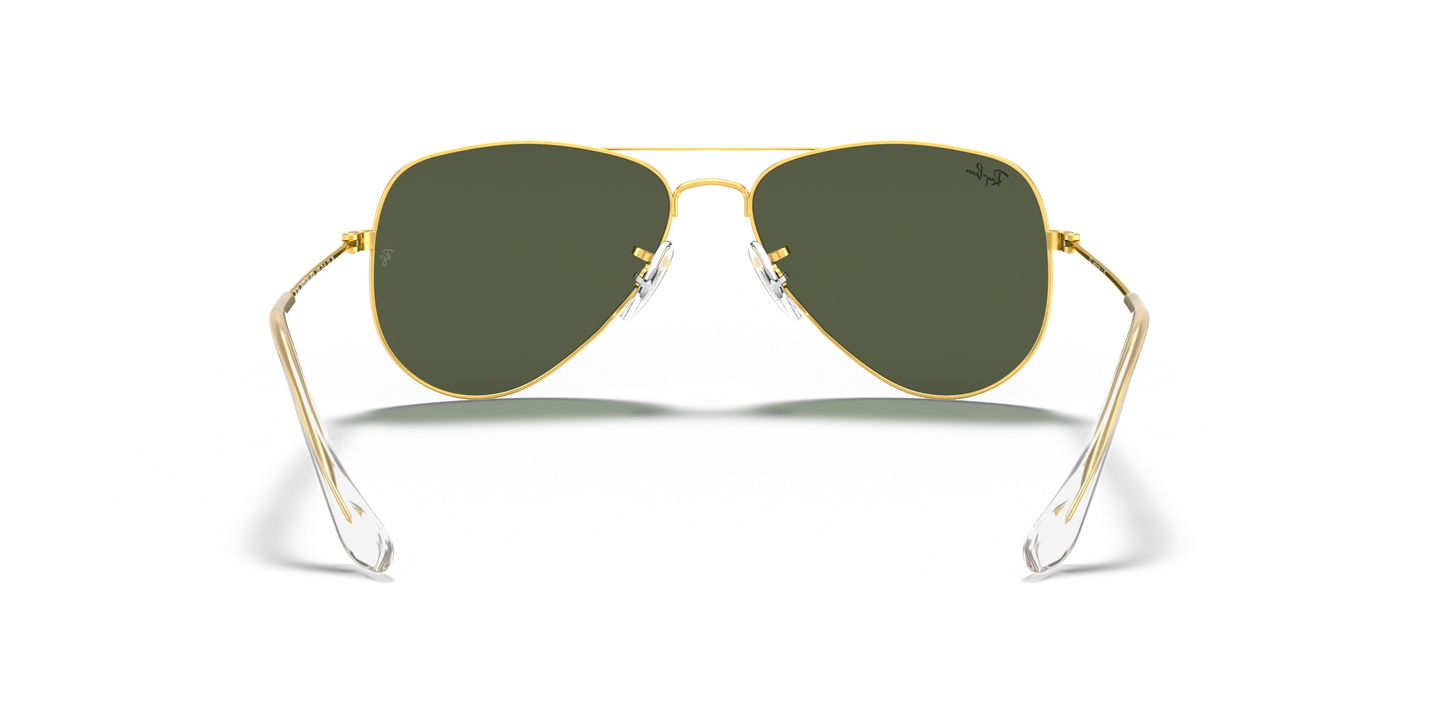 Ray-Ban Aviator Small Metal Oro Arista Verde G-15
