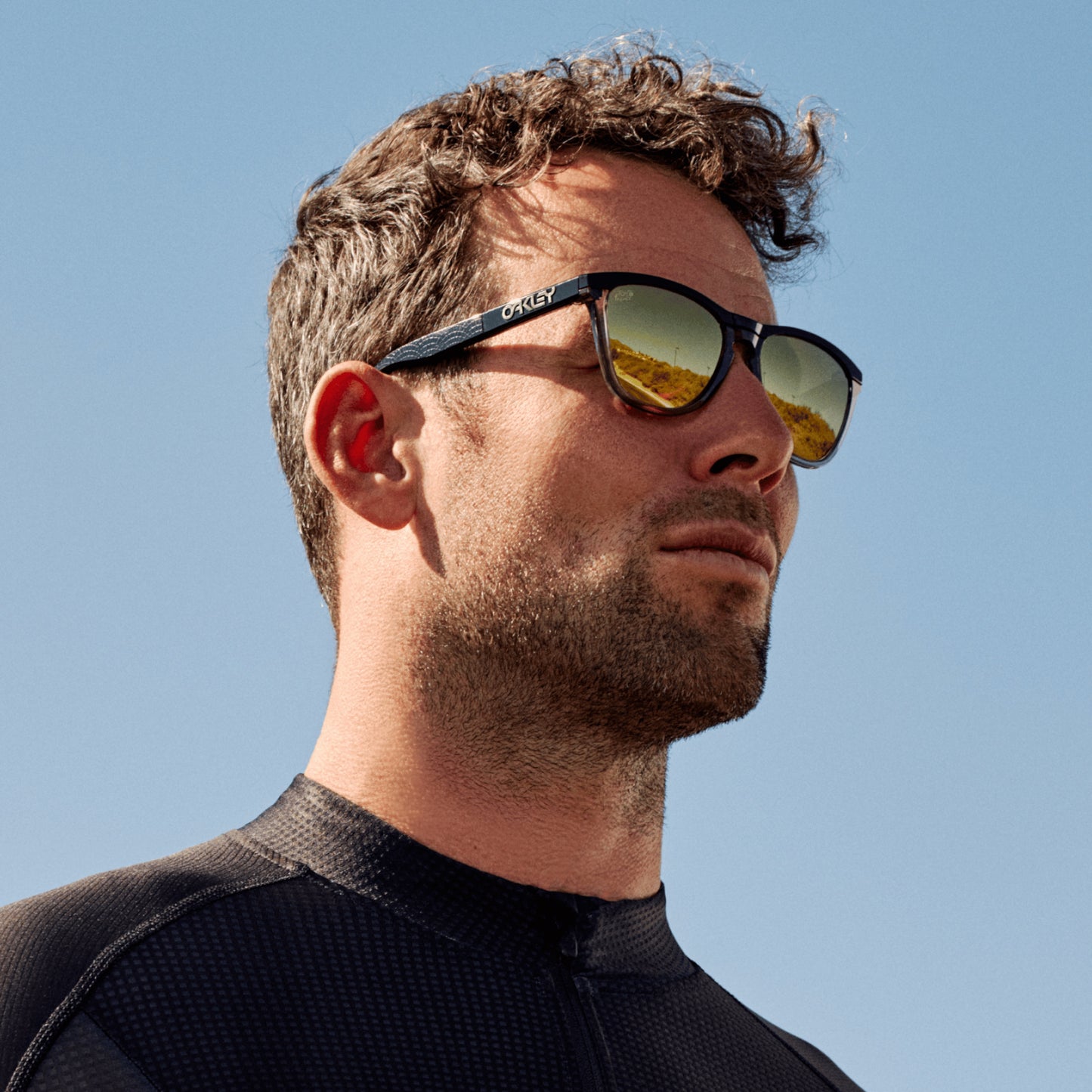 OAKLEY Tour De France™ Frogskins™ Range Negro Pulido   Prizm 24k polarized