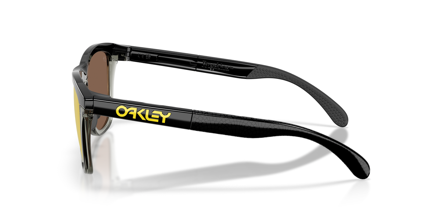 OAKLEY Tour De France™ Frogskins™ Range Negro Pulido   Prizm 24k polarized