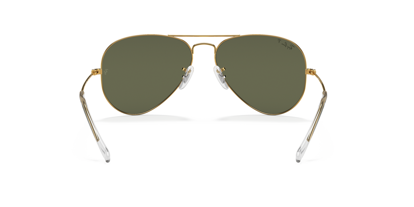 Ray-Ban Aviator Large Metal Oro Arista G-15 Green 2