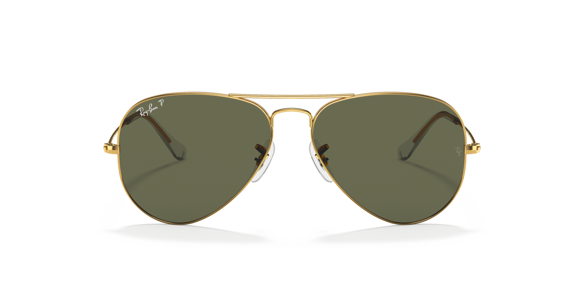Ray-Ban Aviator Large Metal Oro Arista G-15 Green 3