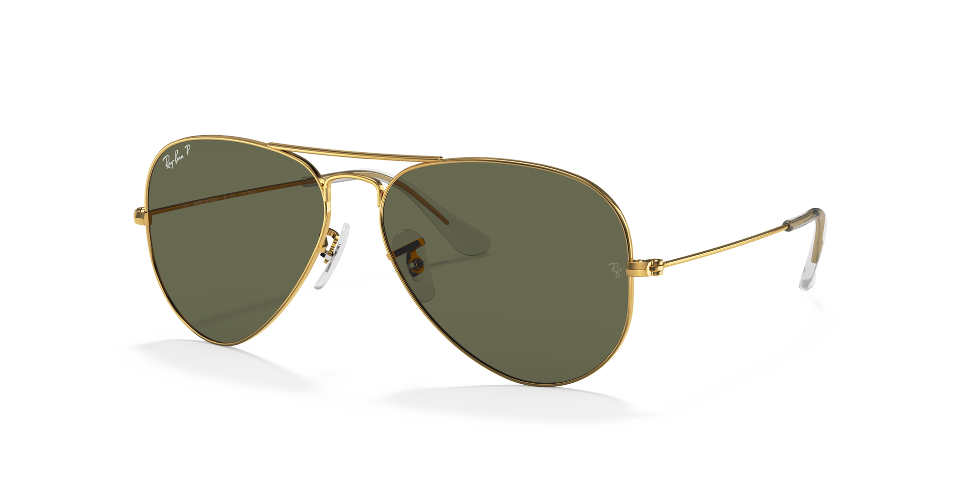 Ray-Ban Aviator Large Metal Oro Arista G-15 Green 1