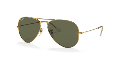 Ray-Ban Aviator Large Metal Oro Arista G-15 Green 1