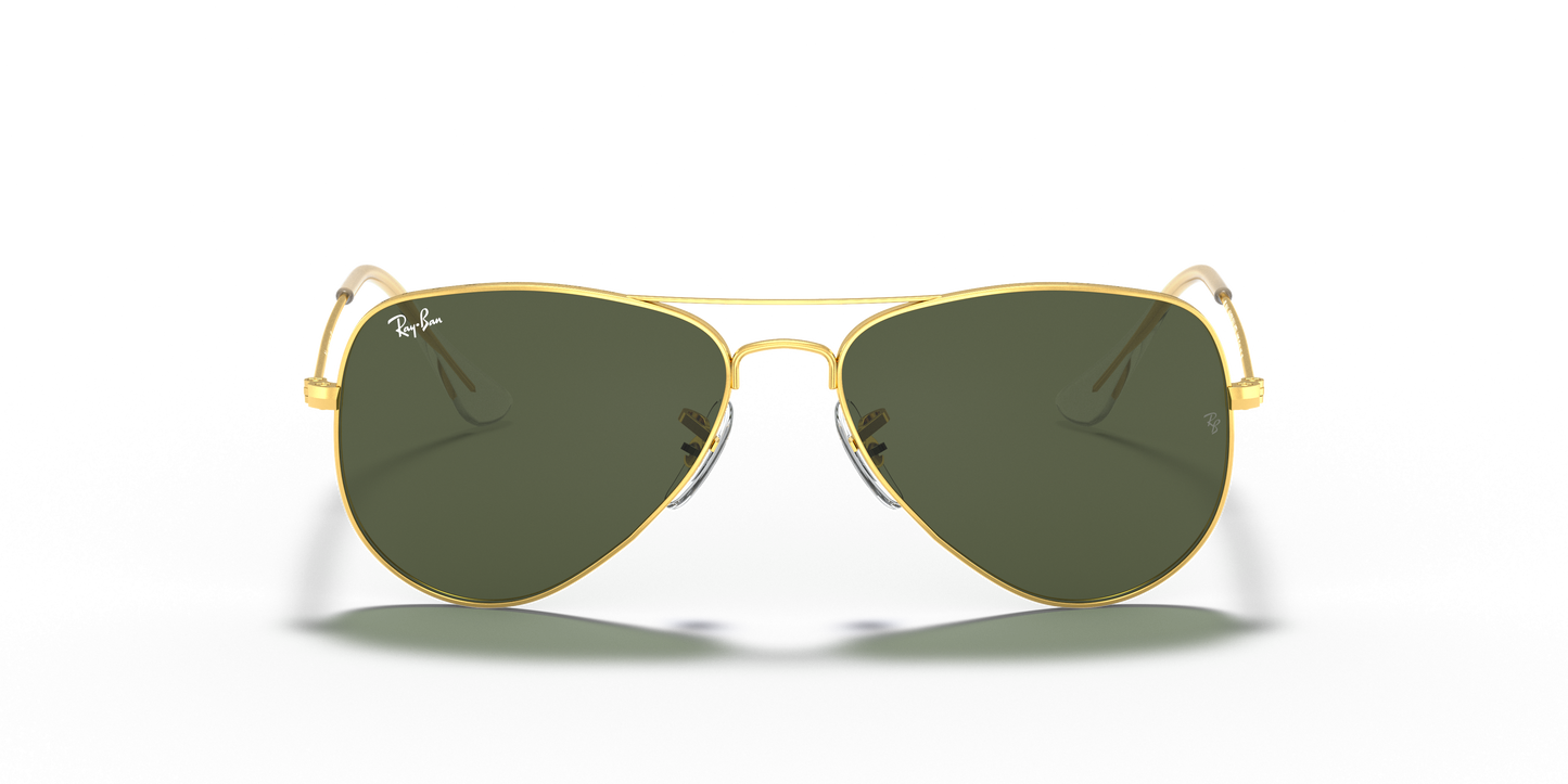 Ray-Ban Aviator Small Metal Oro  Arista Verde G-15