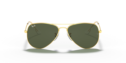 Ray-Ban Aviator Small Metal Oro  Arista Verde G-15