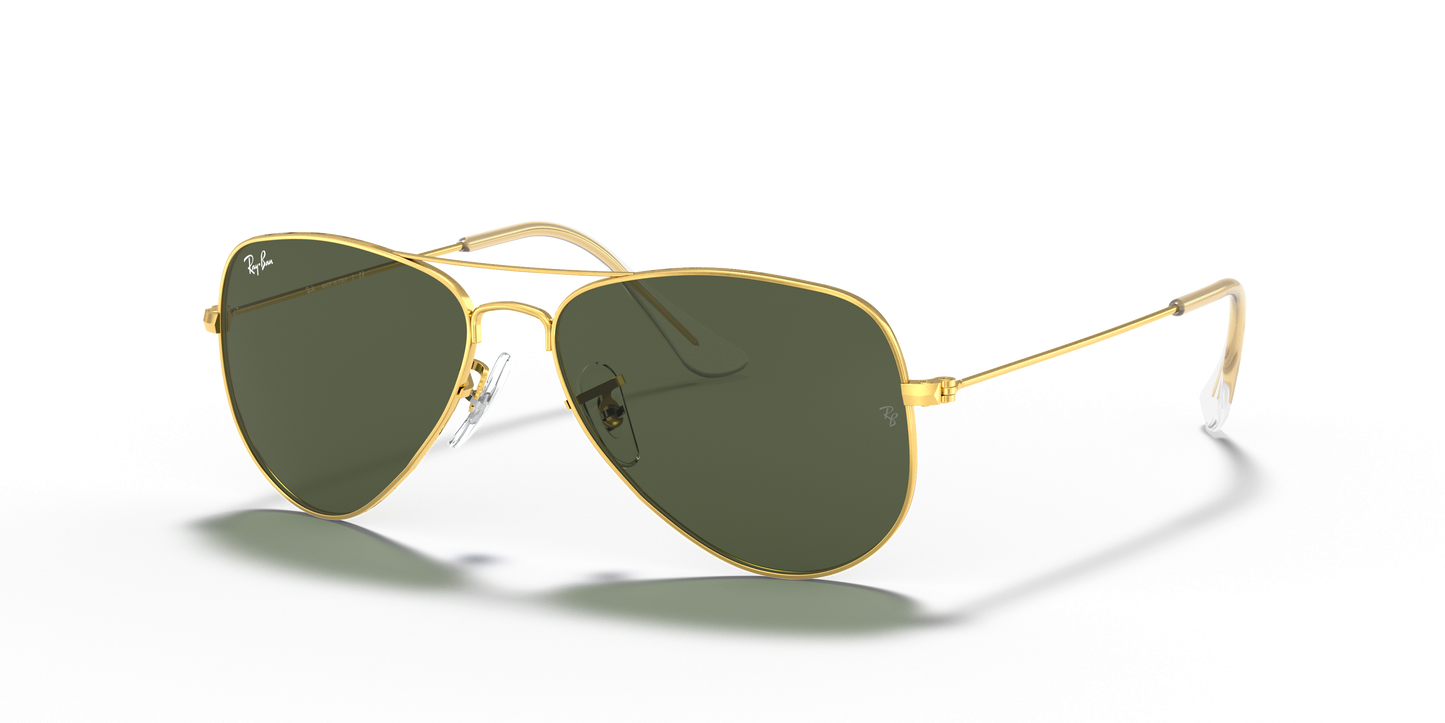 Ray-Ban Aviator Small Metal Oro  Arista Verde G-15