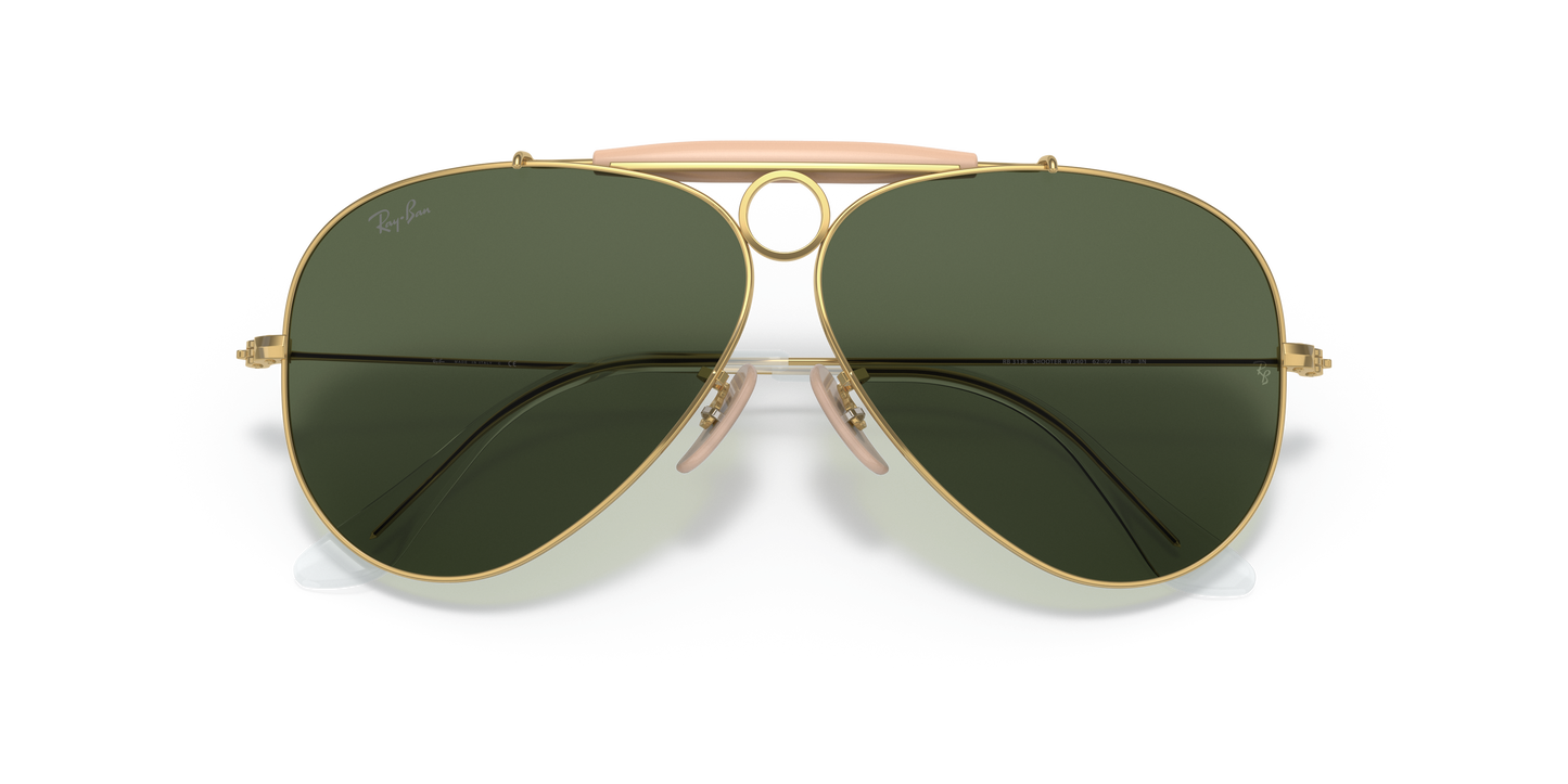 Ray-Ban Shooter Oro Arista Verde G-15