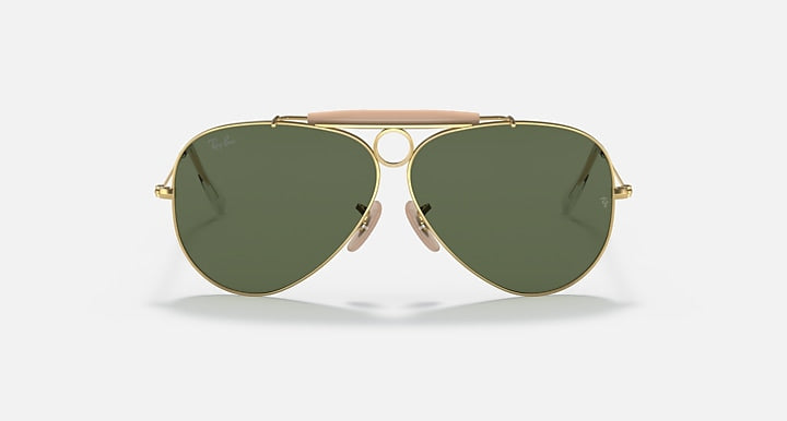 Ray-Ban Shooter Oro Arista Verde G-15