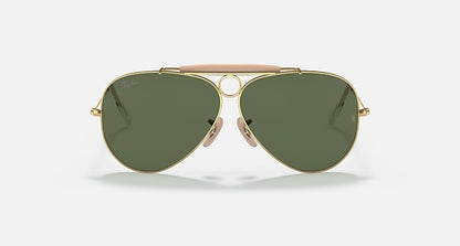 Ray-Ban Shooter Oro Arista Verde G-15