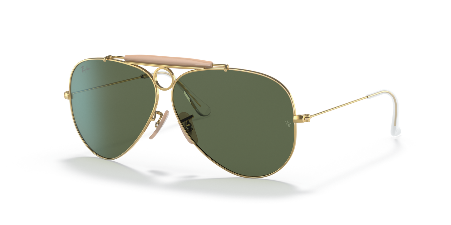 Ray-Ban Shooter Oro Arista Verde G-15