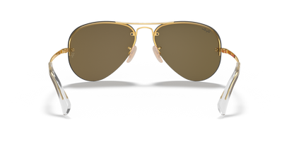 Ray-Ban RB3449 Oro arista Cobre espejeado