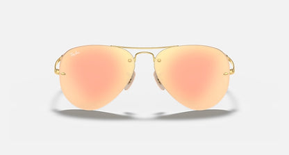 Ray-Ban RB3449 Oro arista Cobre espejeado