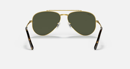 Ray-Ban New Aviator Legend Gold Green