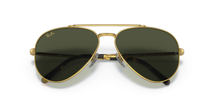 Ray-Ban New Aviator Legend Gold Green