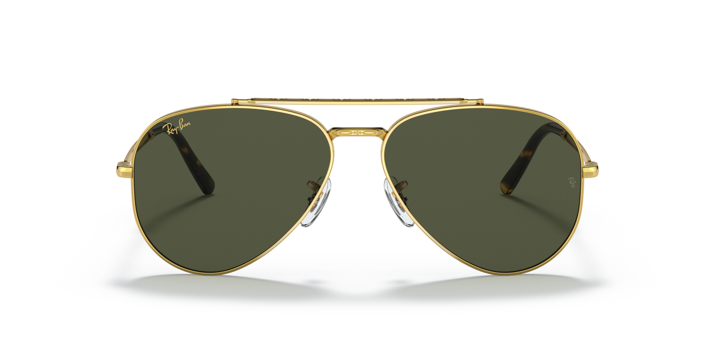 Ray-Ban New Aviator Legend Gold Green