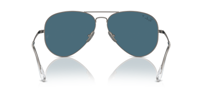 Ray-Ban Aviator Titanium Gun Metal Polar Blue 2