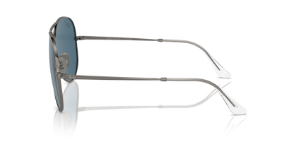 Ray-Ban Aviator Titanium Gun Metal Polar Blue 5