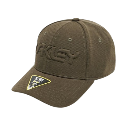 Oakley 6 Panel Stretch Hat Embossed New Dark Brush