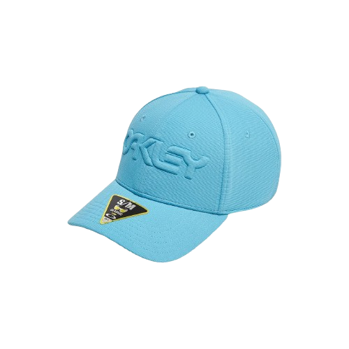 Oakley 6 Panel Stretch Hat Embossed Bright Blue