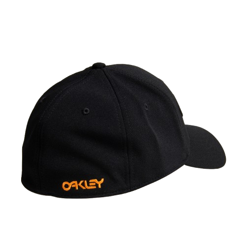 Oakley 6 Panel Stretch Hat Embossed Blackout