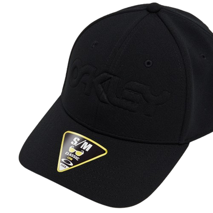 Oakley 6 Panel Stretch Hat Embossed Blackout