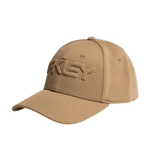 Oakley 6 Panel Stretch Hat Embossed Coyote