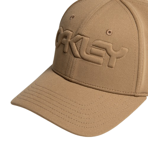 Oakley 6 Panel Stretch Hat Embossed Coyote