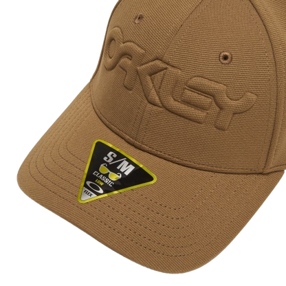 Oakley 6 Panel Stretch Hat Embossed Coyote