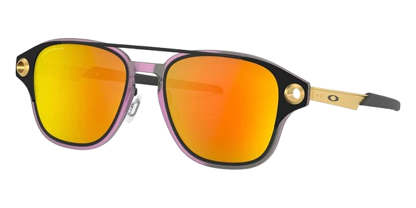 OAKLEY Coldfuse Negro mate y dorado PRIZM RUBY POLARIZED
