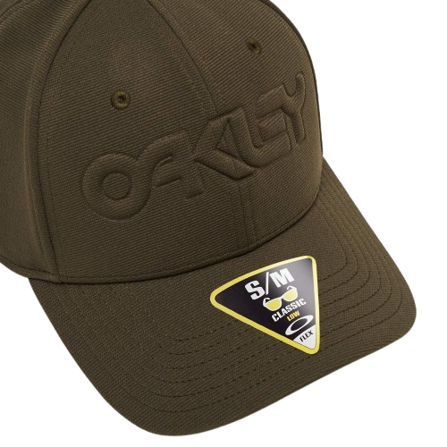 Oakley 6 Panel Stretch Hat Embossed New Dark Brush
