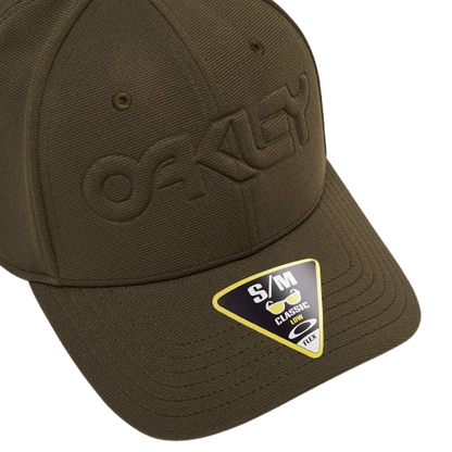 Oakley 6 Panel Stretch Hat Embossed New Dark Brush