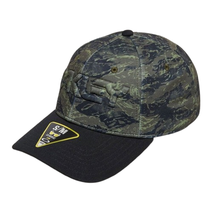 Oakley 6 Panel Stretch Hat Tiger Mountain Camo Green