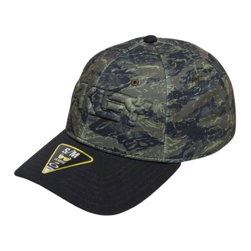 Oakley 6 Panel Stretch Hat Tiger Mountain Camo Green
